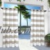 Exclusive Home Indoor/Outdoor Stripe Cabana Window Curtain Panel Pair with Grommet Top   556661451